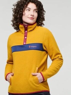 Cotopaxi Women’s Teca Fleece Pullover Honeycomb Yellow